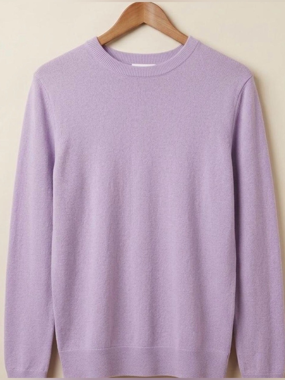 Madewell Light Purple Crewneck Cashmere Sweater